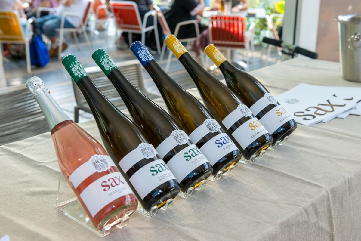 Ausgewählte Weine zur Verkostung