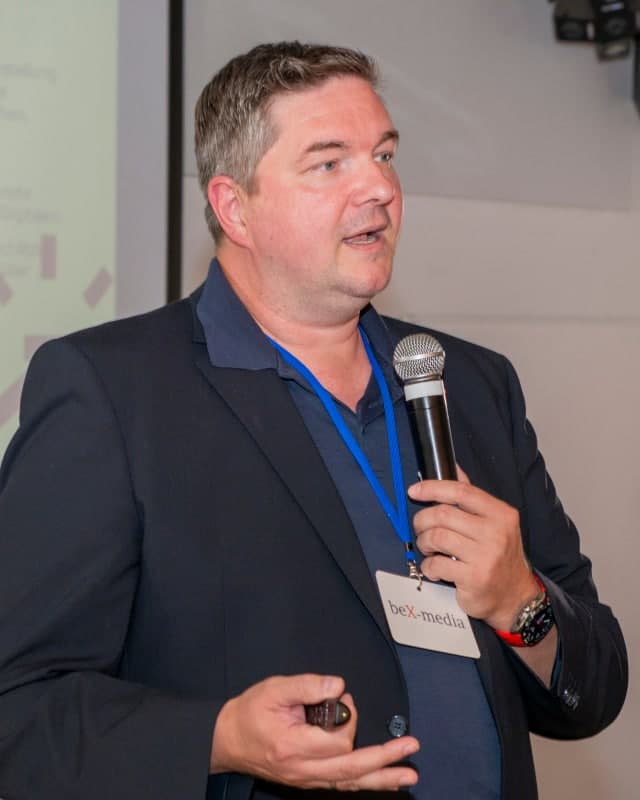 Martin Steffel bei seinem Vortrag