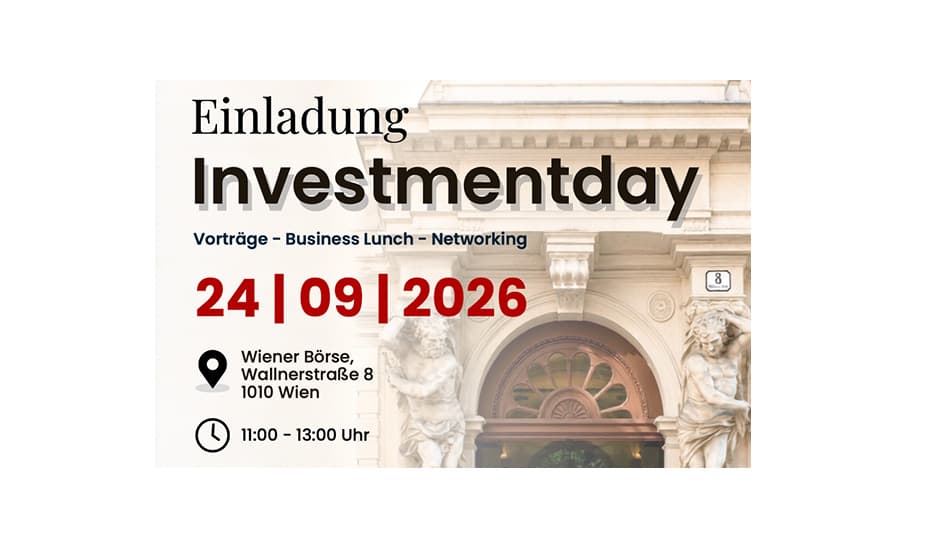 Investmentday In der wiener Börse