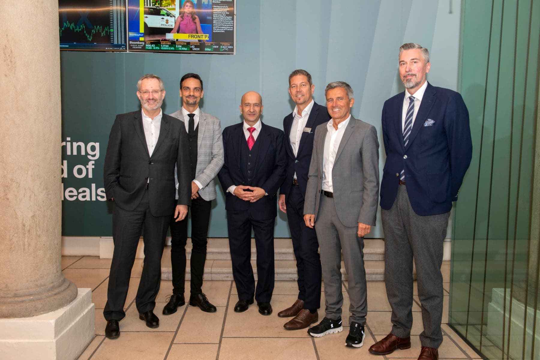 Alexander Putz, Marc Zoll, Ramin Monajemi, Jörg Peter Kroll, Fredrik von Knorring und Christian Karl